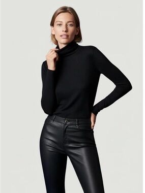 Majestic Filatures Deluxe Tee — Black Soft-Touch Crew